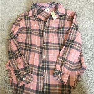 Francesca’s Plaid button down